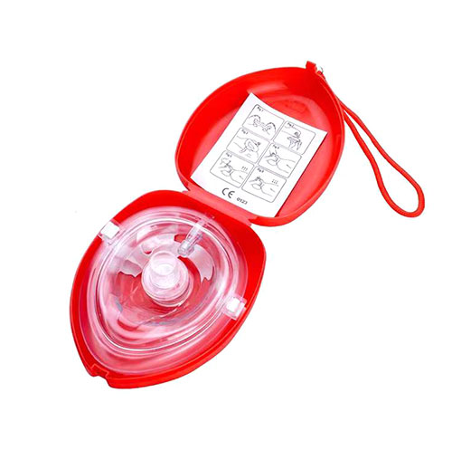 First Aid Mouth To Mouth Emergency CPR Pocket Mask With One Way Valve