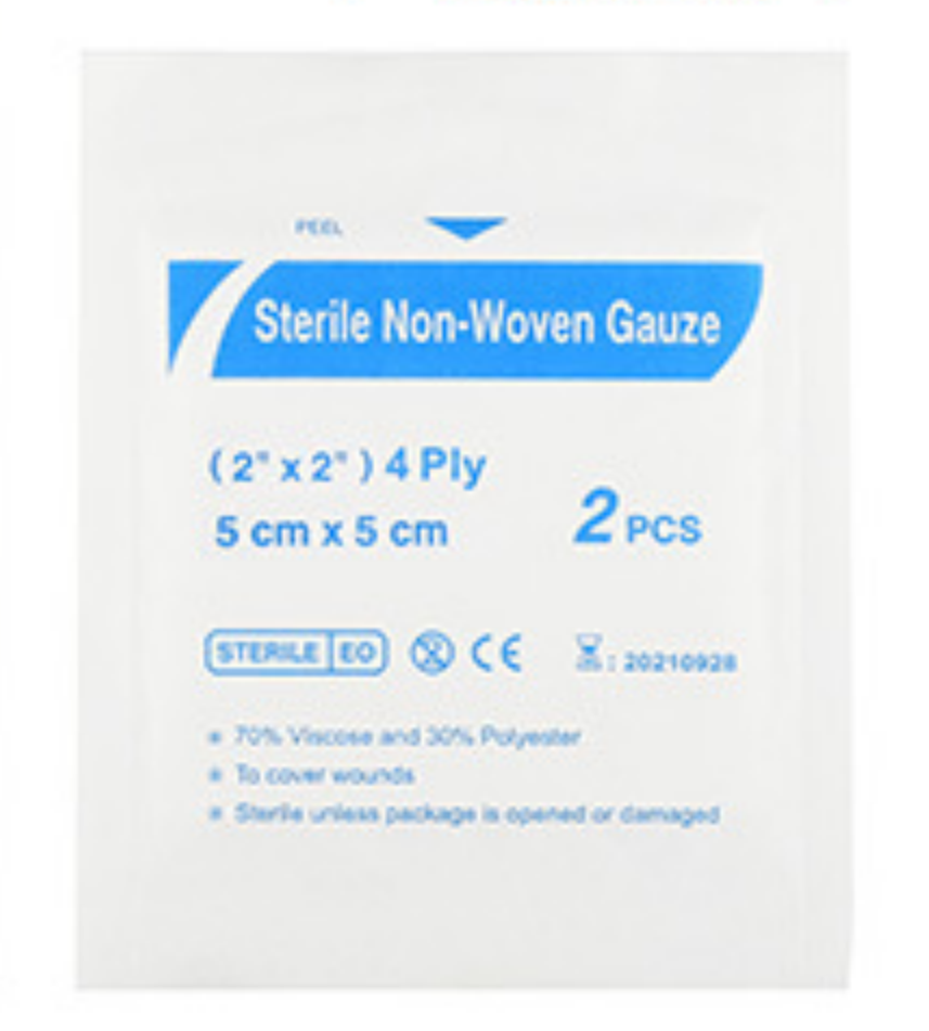 Dental medical care Sterile Non-woven Gauze or Cotton Gauze Pads medical disposable gauze