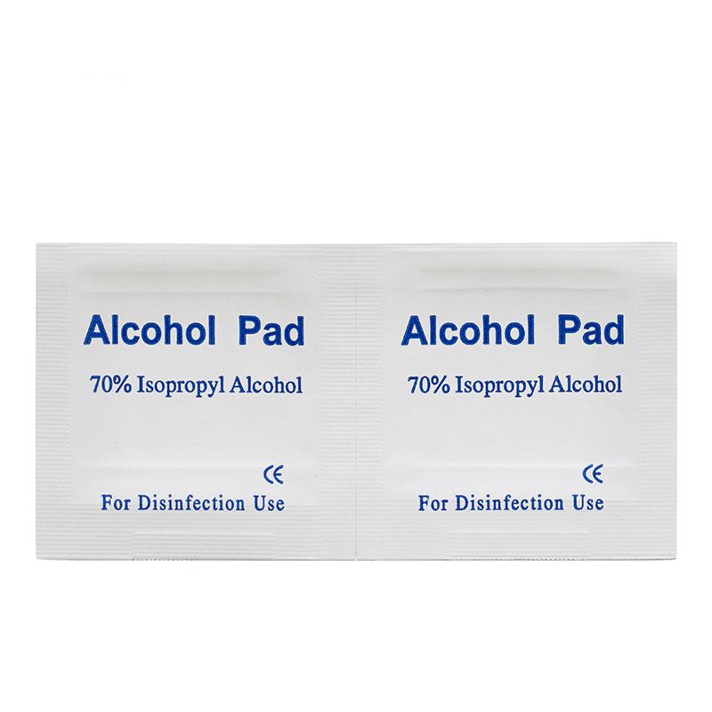 Customized Size and Logo Antiseptic Multiple Usage Alcohol Prep Pads 75% Isopropyl Ethyl Alcohol prep wipes for Disinfection