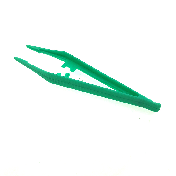 Disposable plastic medical surgical tweezers forceps